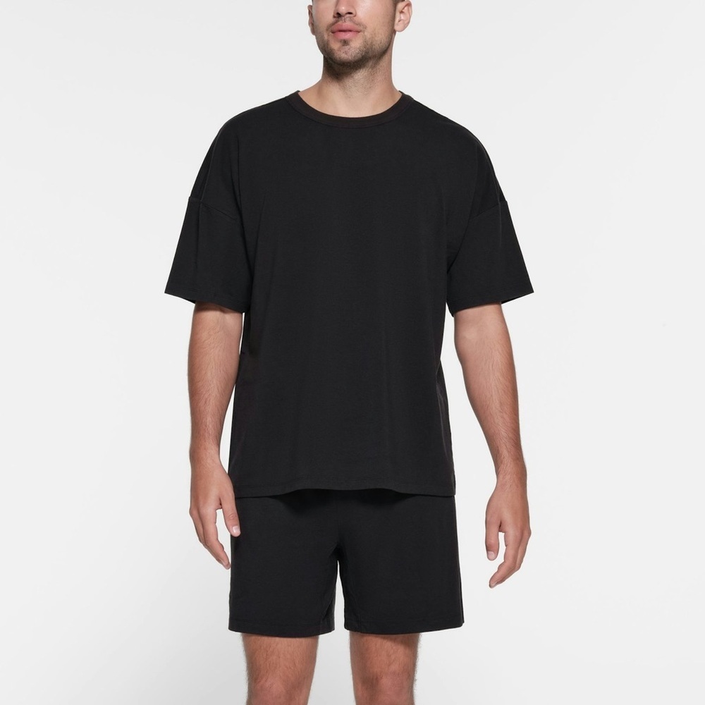 Skims (G13) Jersey Lounge relaxed T-Shirt for men color obsidian M NWT